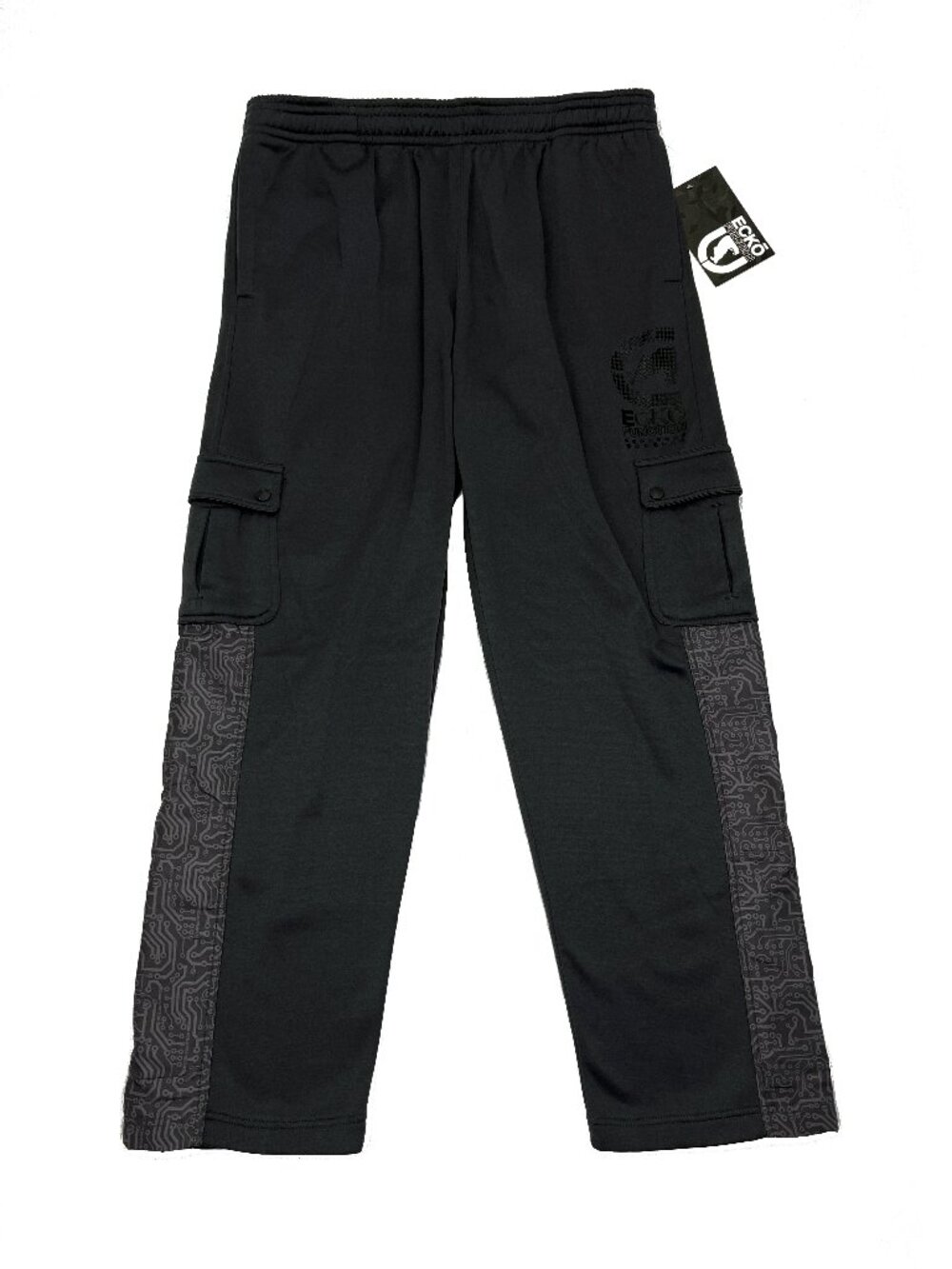 Ecko Function NEW NWT Gray Wide Leg Cargo Sweatpants Mens XL X-Large